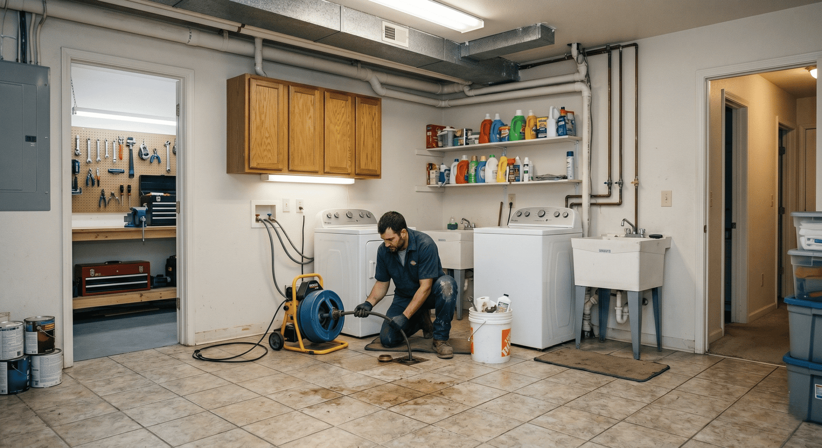Licensed plumber soldering a copper pipe joint in Spokane WA